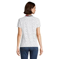 Dotted V-Neck T-Shirt