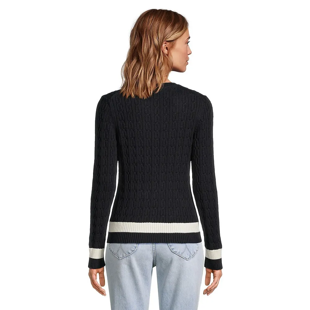 Cable-Knit Sweater