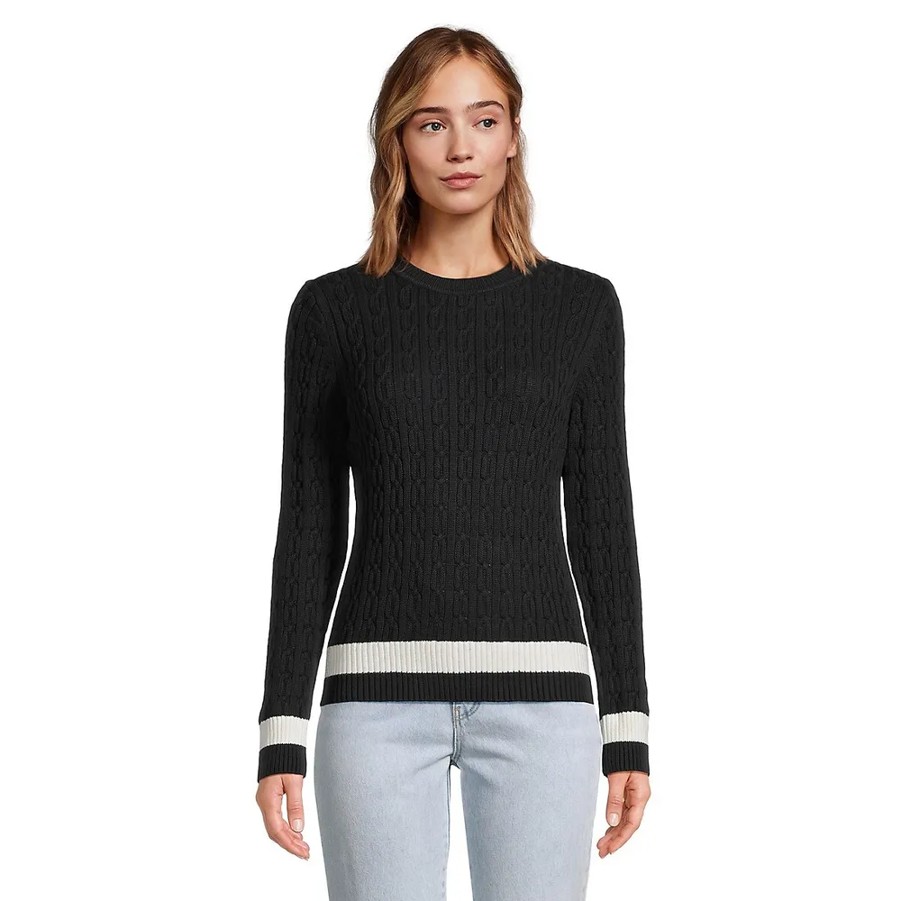 Cable-Knit Sweater