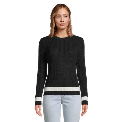Cable-Knit Sweater