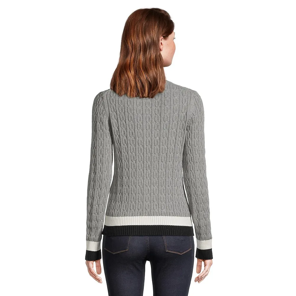 Cable-Knit Sweater