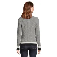 Cable-Knit Sweater