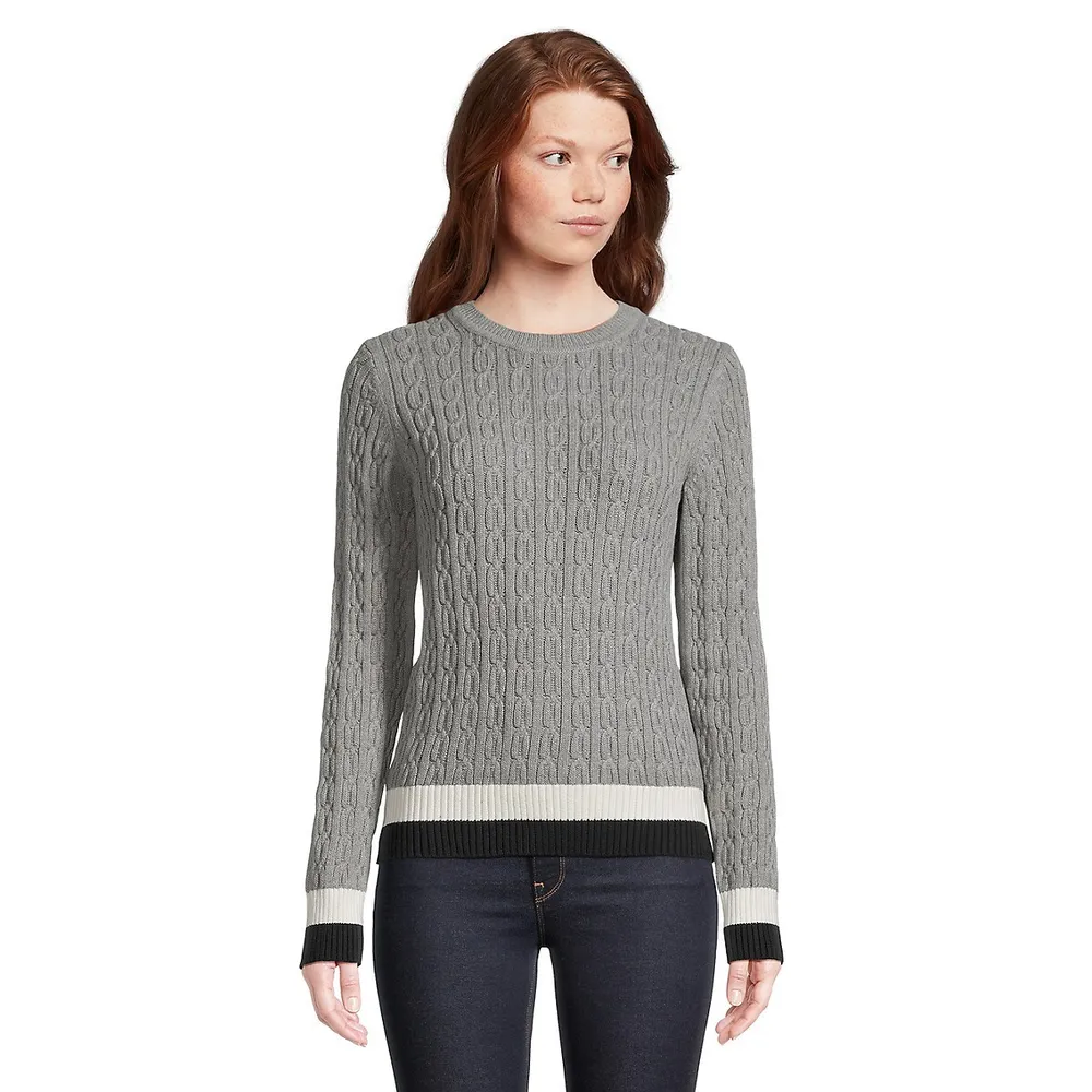 Cable-Knit Sweater