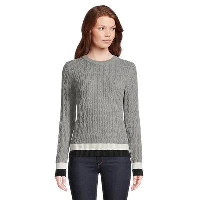 Cable-Knit Sweater
