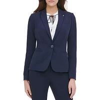 Tailored Single-Breasted Blazer