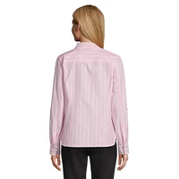 Dual Stripe Roll Tab-Sleeve Shirt