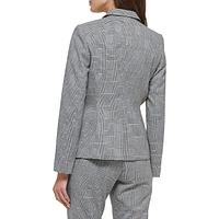 Glen Plaid Blazer