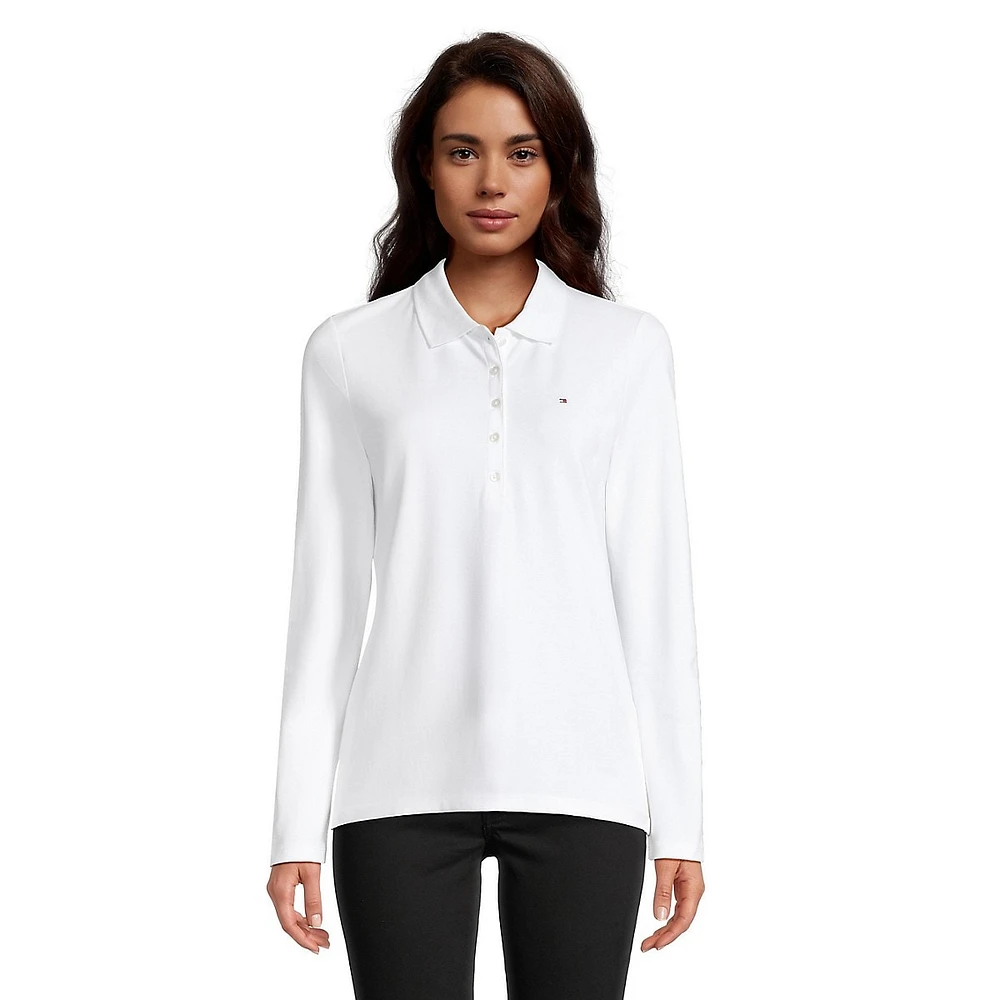 Long-Sleeve Polo Shirt