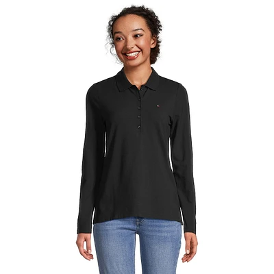 Long-Sleeve Polo Shirt