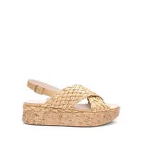 Smart Creations All Smiles Raffia Platform Sandals