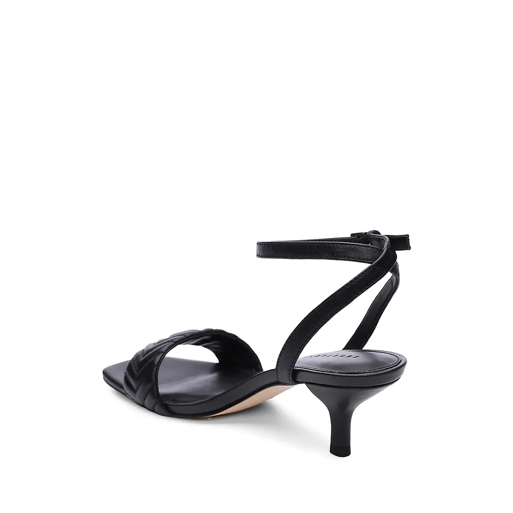 Smart Creations Ankle Strap Kitten-Heel Sandals