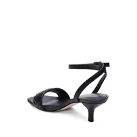 Smart Creations Ankle Strap Kitten-Heel Sandals