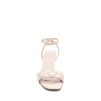 Smart Creations Ankle Strap Kitten-Heel Sandals