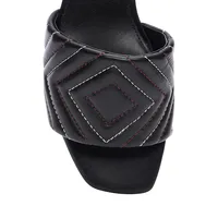 Smart Creations Culture Quilted Leather Slide Sandals