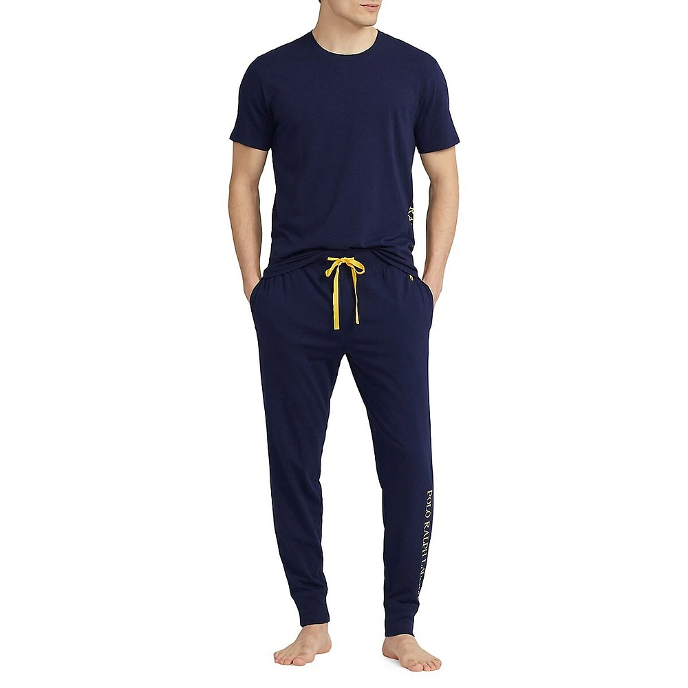 Pantalon de pyjama à cordon serrage