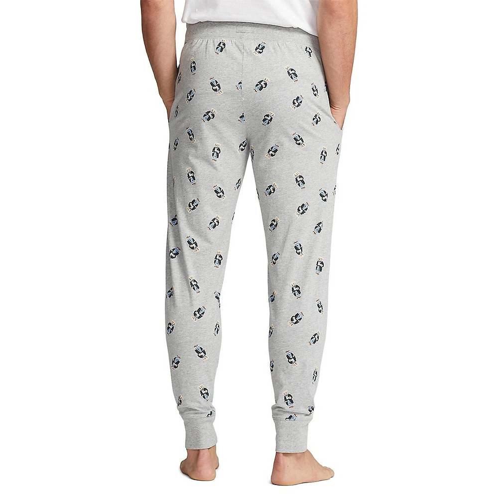 2-Pair Soft Cotton Jersey Sleep Joggers