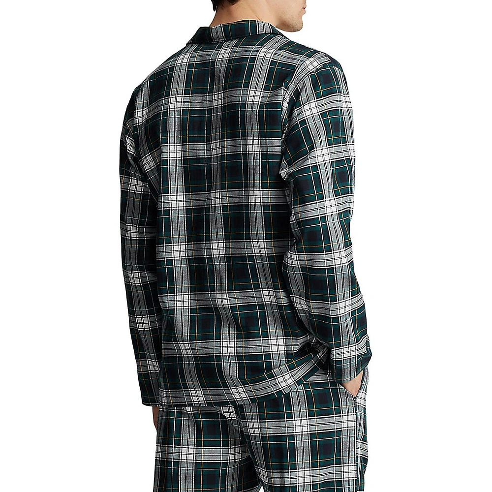 Plaid Flannel Sleep Shirt