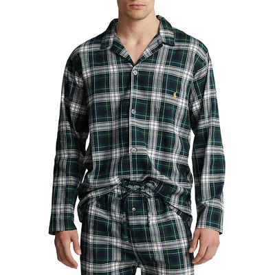 Plaid Flannel Sleep Shirt