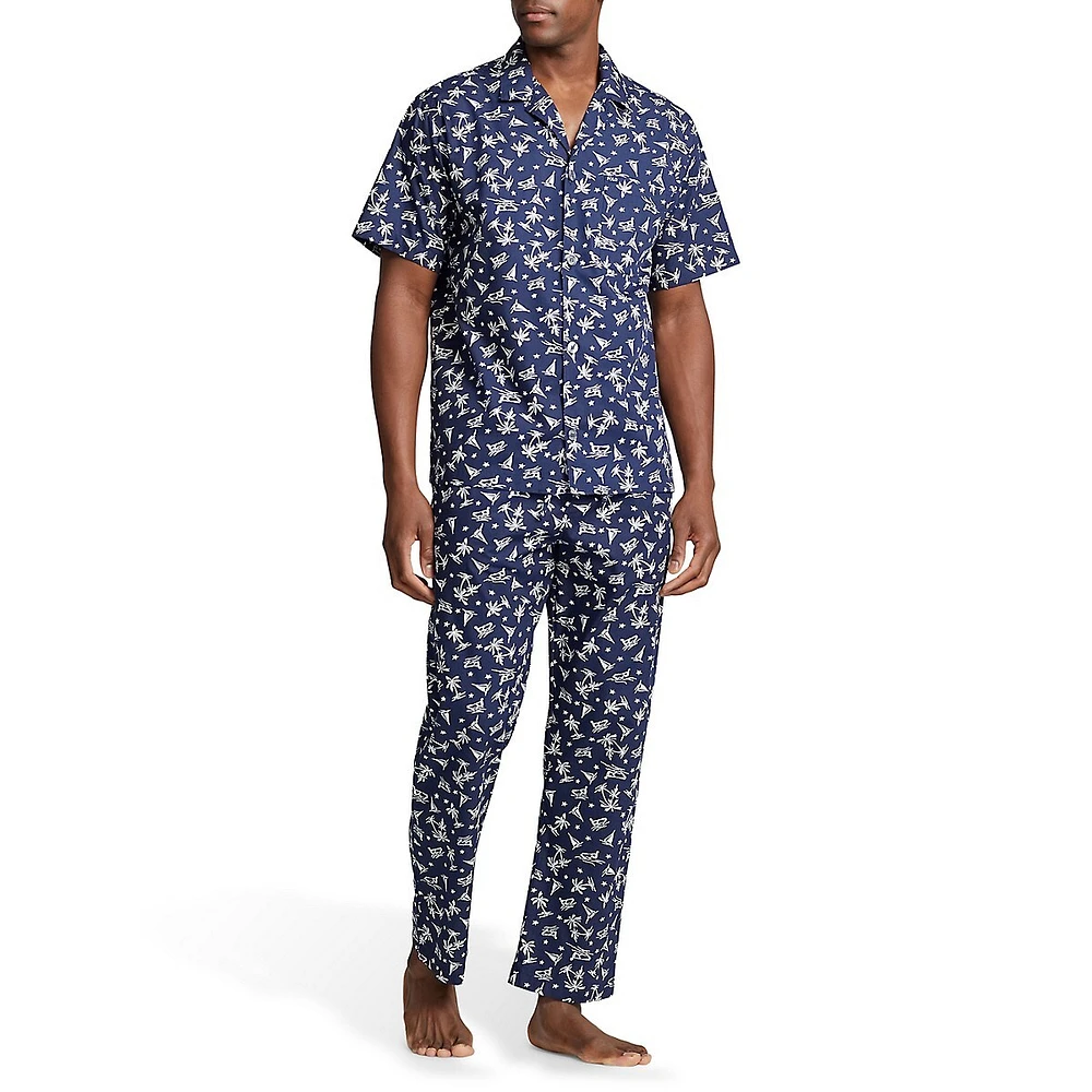 Pantalon de pyjama à imprimé Wakeboarder Cruise Bahama