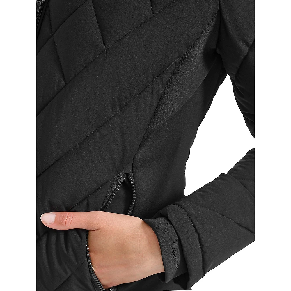 Hooded Side-Panel Packable Jacket