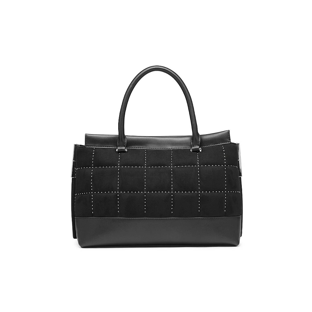 Bianca Studded Puffy Quilt Satchel