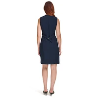 Sleeveless Sheath Vest Dress