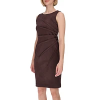 Starburst Ruched Sheath Dress