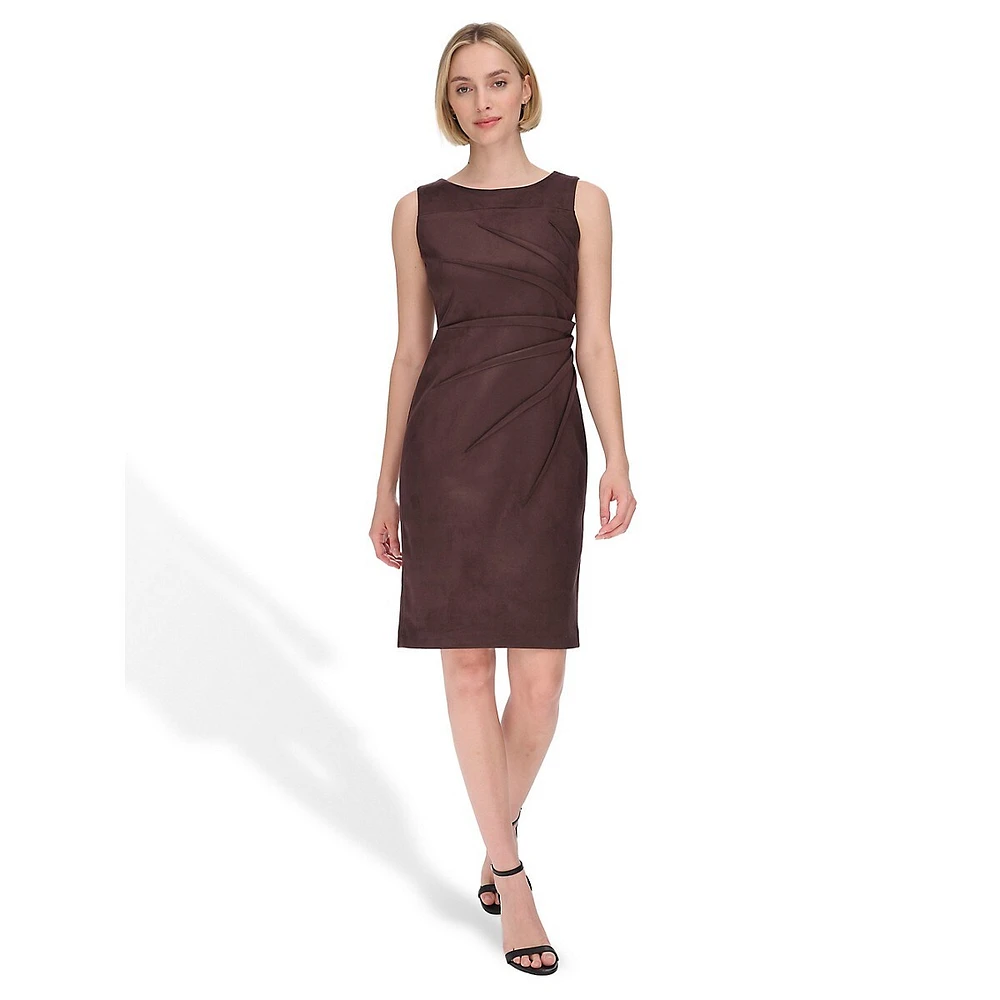 Starburst Ruched Sheath Dress