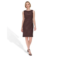 Starburst Ruched Sheath Dress