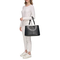 Granite Compartmentalized Shoulder Tote