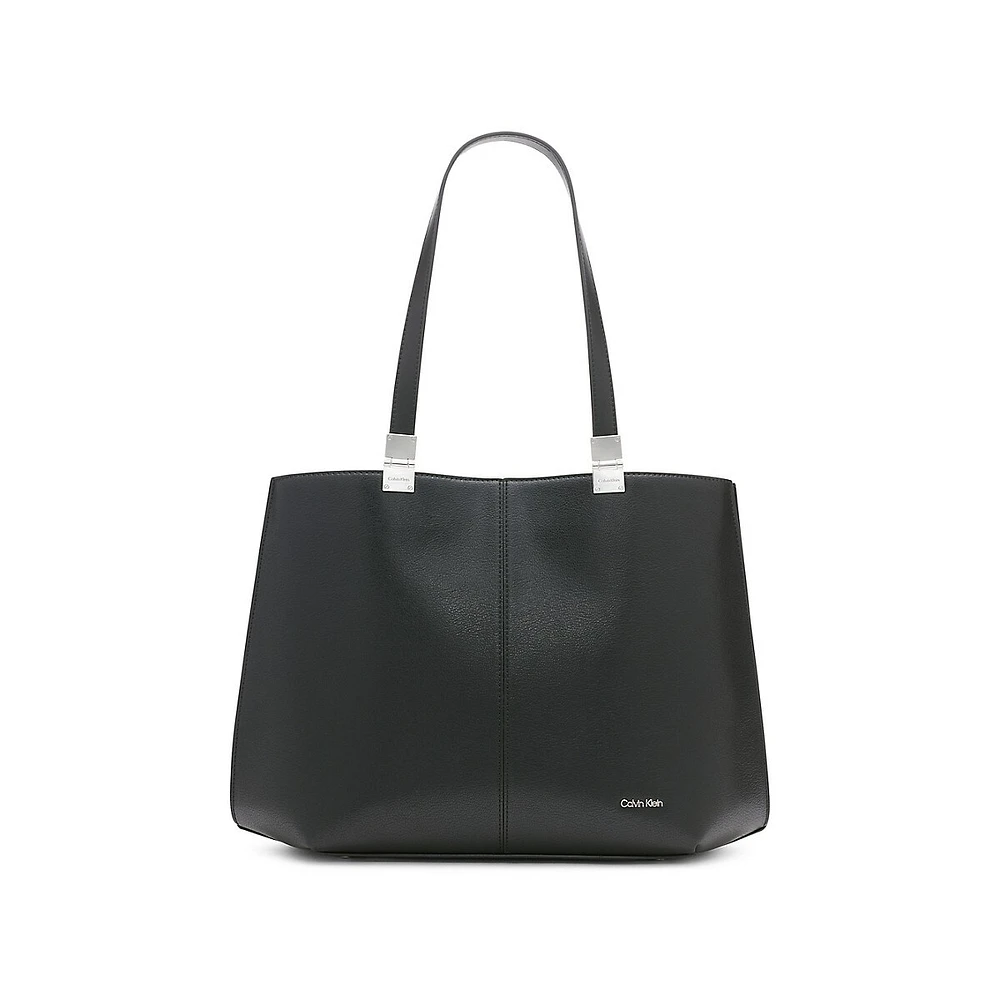 Granite Compartmentalized Shoulder Tote