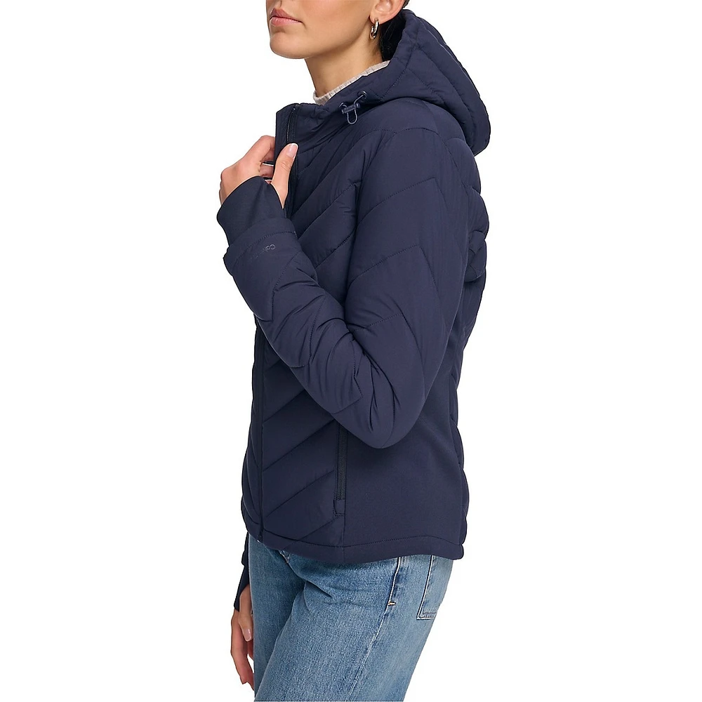 Packable Hooded Short Puffer Jacket