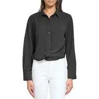 Twist-Hem Shirt