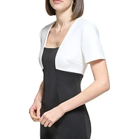 Colourblock Sheath Dress