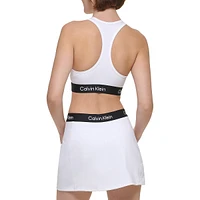 Medium-Support Logo-Band Racerback Sports Bra PFPT2476