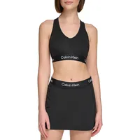 Medium-Support Logo-Band Racerback Sports Bra PFPT2476