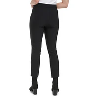 Slim-Fit Cropped-Leg Stretch Pants