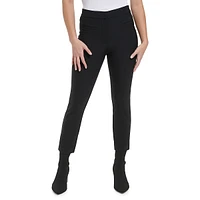 Slim-Fit Cropped-Leg Stretch Pants