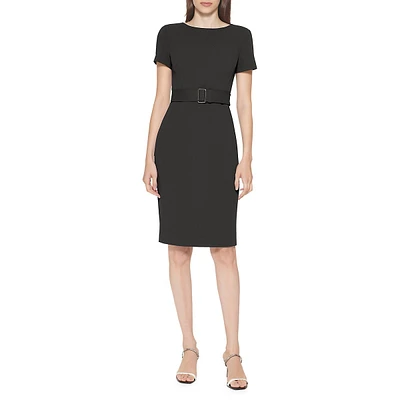 Belted Sheath Dress