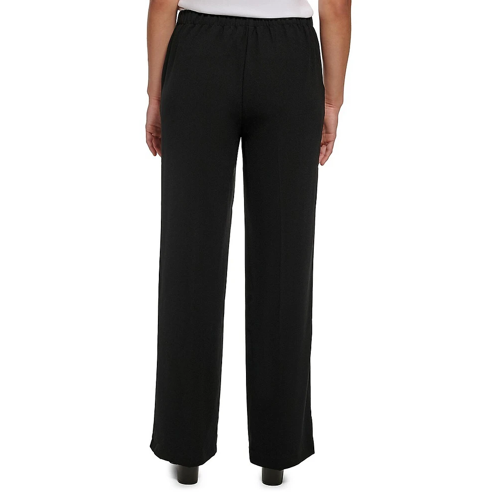 Pantalon large à dos élastique