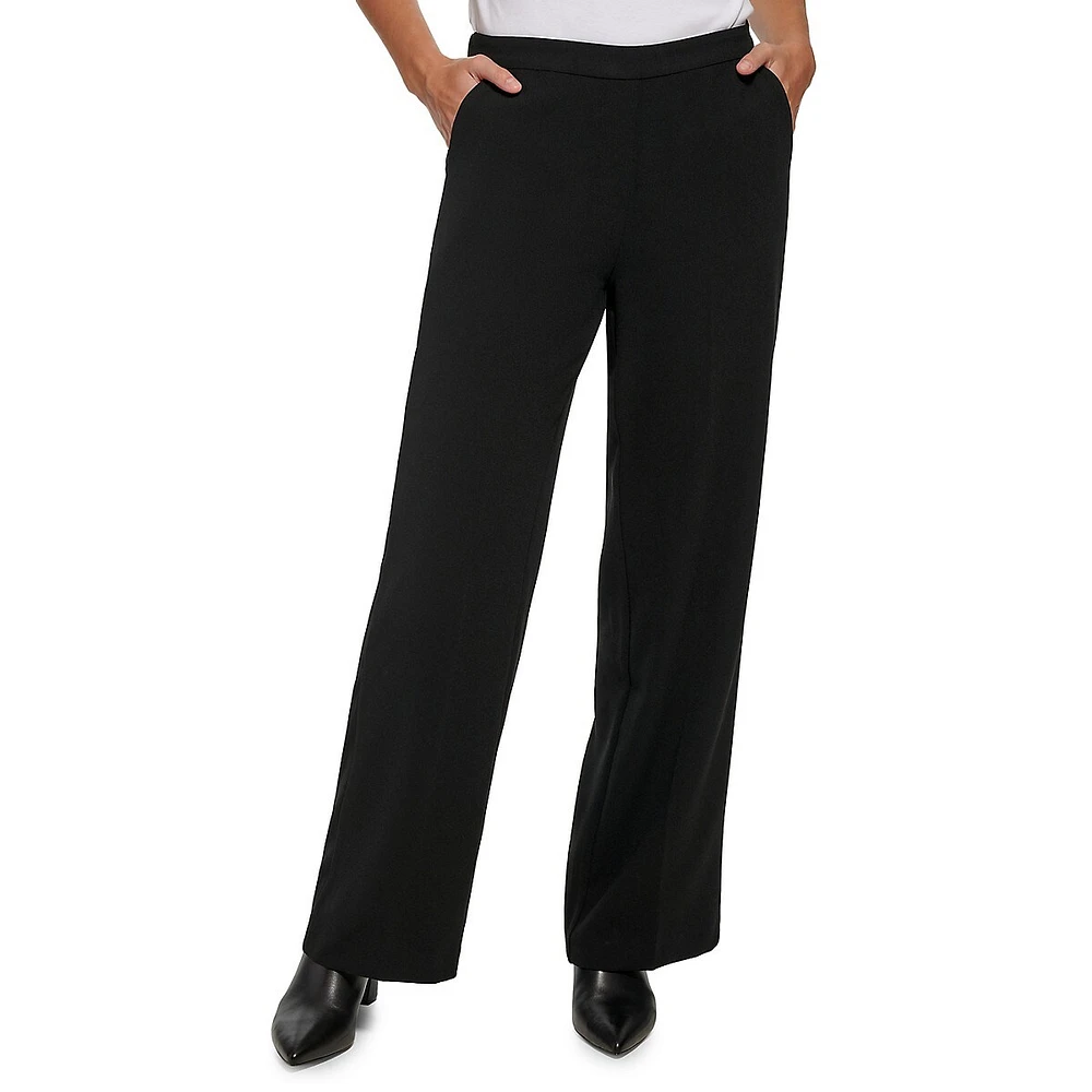 Pantalon large à dos élastique