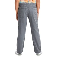 Boy's Stretch-Woven Straight-Fit Pull-On Pants