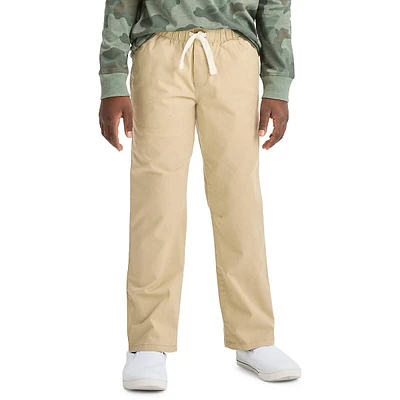 Boy's Stretch-Woven Straight-Fit Pull-On Pants
