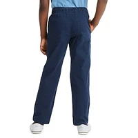 Boy's Stretch-Woven Straight-Fit Pull-On Pants