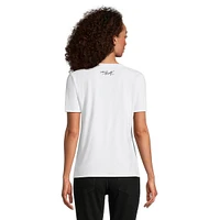 Embellished Store-Front Graphic T-Shirt