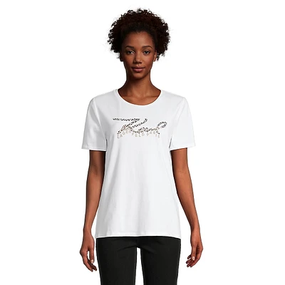 T-shirt orné du script Karl