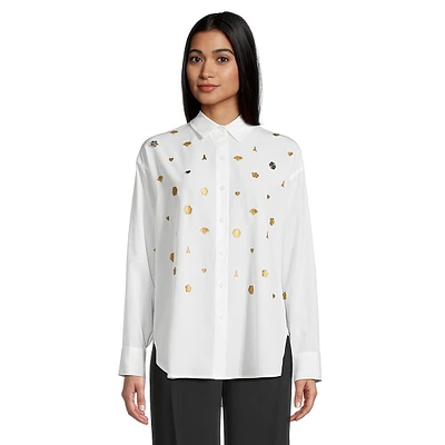 Scattered Motifs Blouse