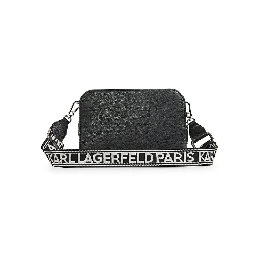 Maybelle Camera Embellished Crossbody Bag