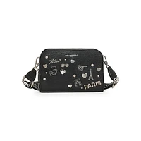 Maybelle Camera Embellished Crossbody Bag