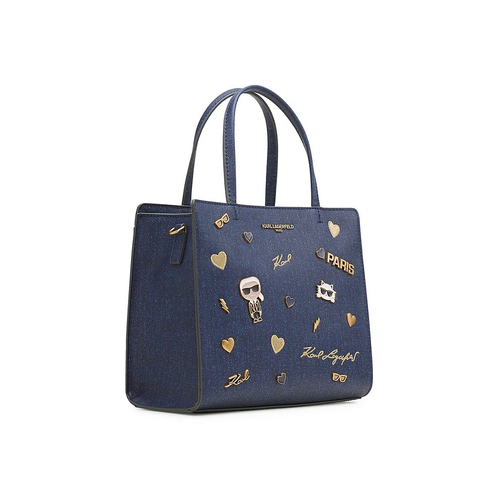 Maybelle Denim Satchel